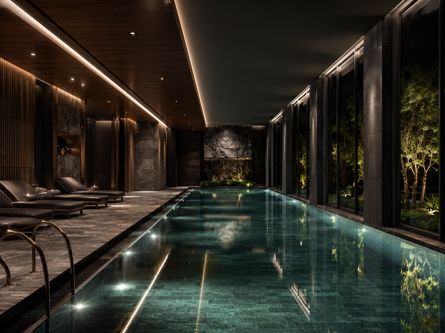 NIGHTFALL LAP POOL